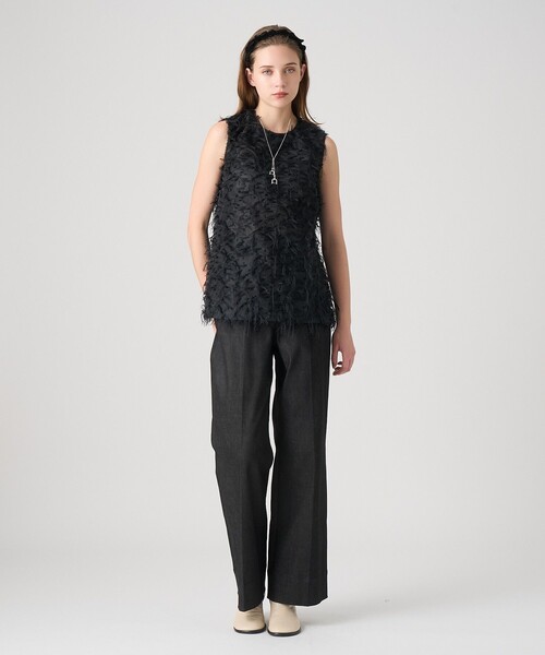 ANAYI（アナイ） ブラウス シャツ 「セットアップ対応商品」フェザー