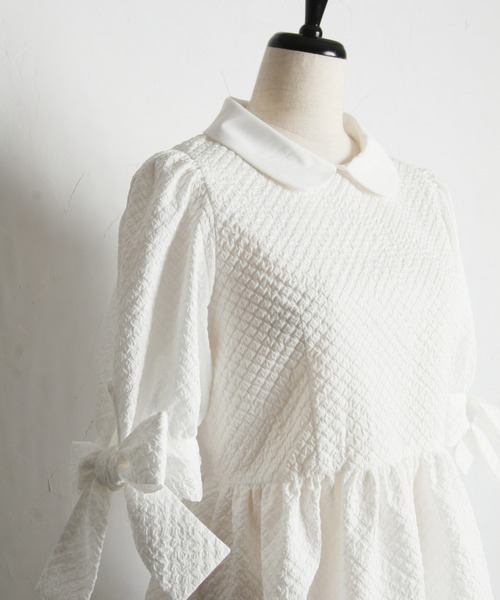 「&. NOSTALGIA」 半袖ブラウス M ブラック レディース_画像9