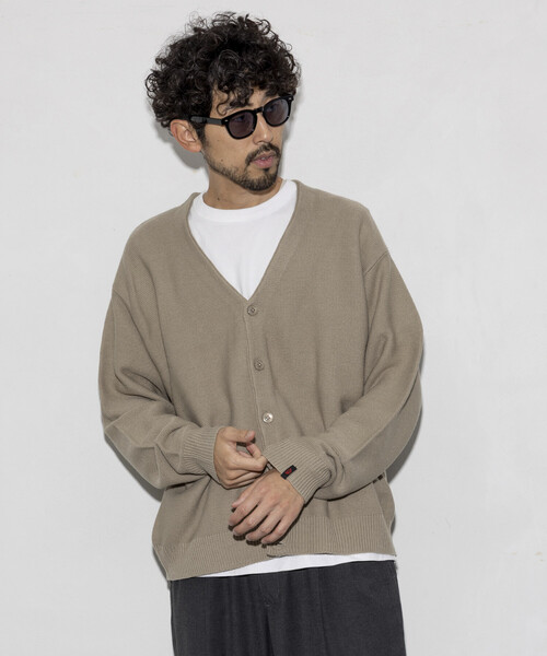 RED KAP（レッドキャップ） カーディガン 別注 ガーター編み ソリッド 