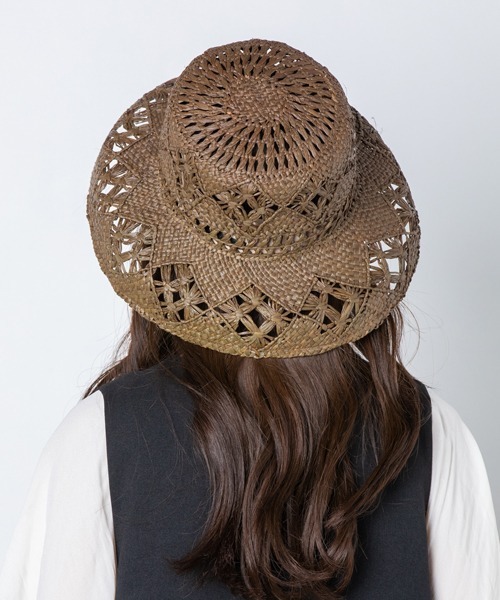 「polcadot」 「junkproductions」ストローハット FREE ナチュラル レディース_画像5