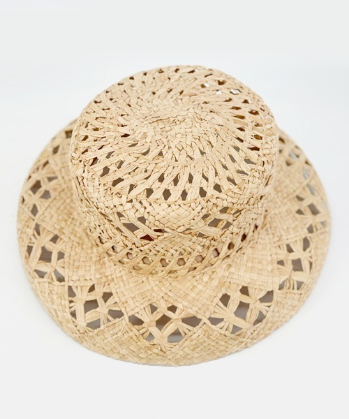 「polcadot」 「junkproductions」ストローハット FREE ナチュラル レディース_画像6