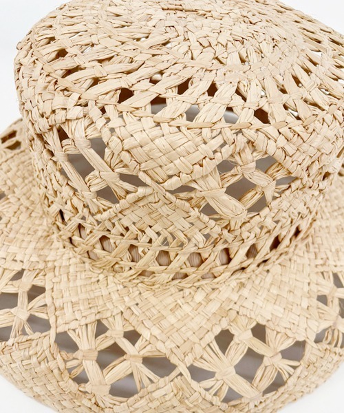 「polcadot」 「junkproductions」ストローハット FREE ナチュラル レディース_画像7