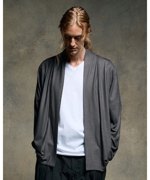 カーディガン ex.comfy wool cardigan メンズの画像