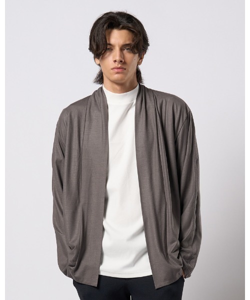 カーディガン ex.comfy wool cardigan メンズの画像