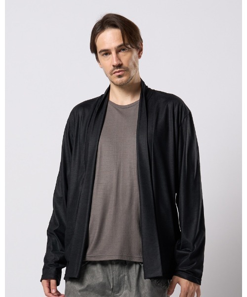 カーディガン ex.comfy wool cardigan メンズの画像