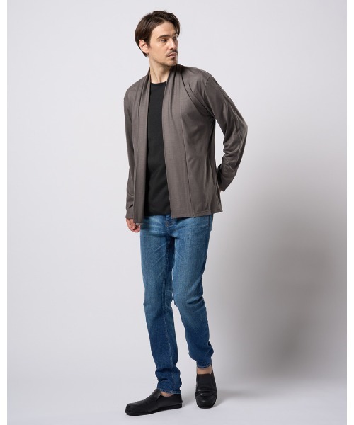カーディガン ex.comfy wool cardigan メンズの画像