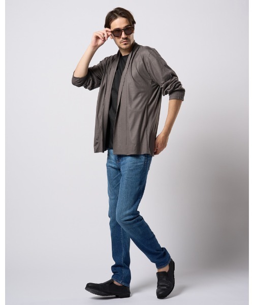 カーディガン ex.comfy wool cardigan メンズの画像
