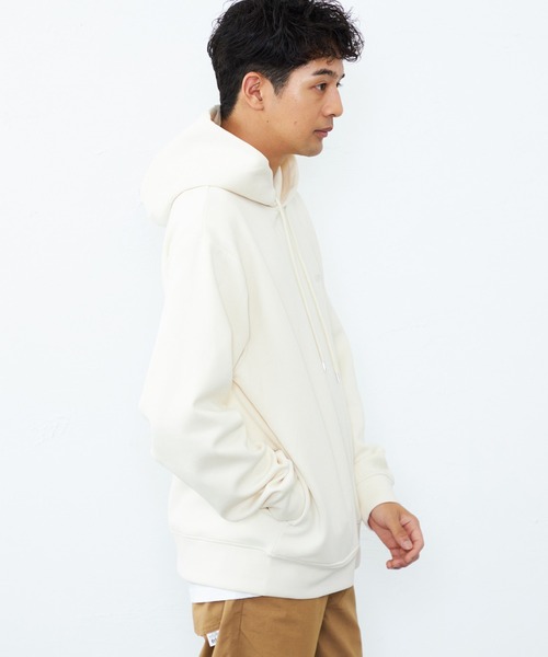 yori ダンボールニットパーカー オフホワイト 2023AW yori ヨリ ダンボールニットパーカー ジップアップパーカー オフ
