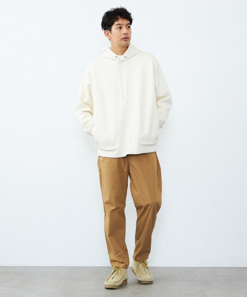 ♡美品　Lee ホワイトパーカー　M Lee（リー） パーカー ダンボールニット フーディー メンズ レディース