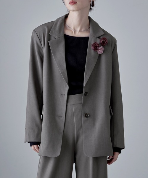 etoll.（エトル） セットアップ セットアップパンツスーツ ツイル