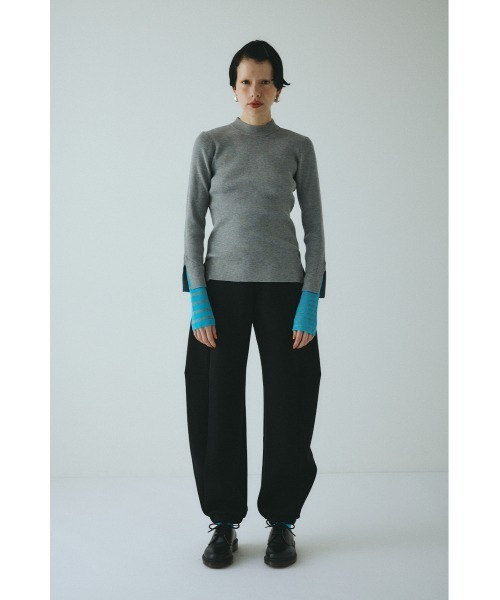 HeRIN.CYE ニット セーター Boder double cuff knit top ボーダー