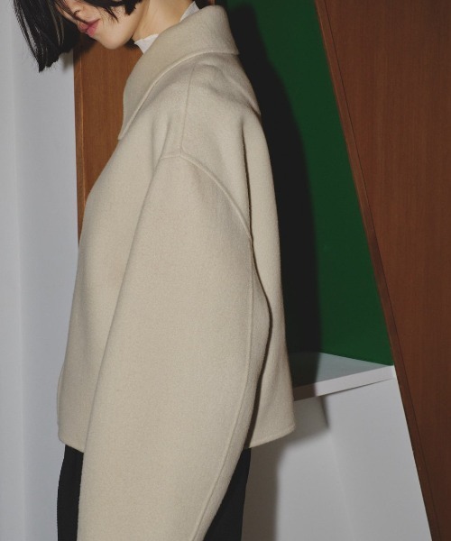 「TODAYFUL」 ジップアップブルゾン 36 チャコールグレー レディース_画像7