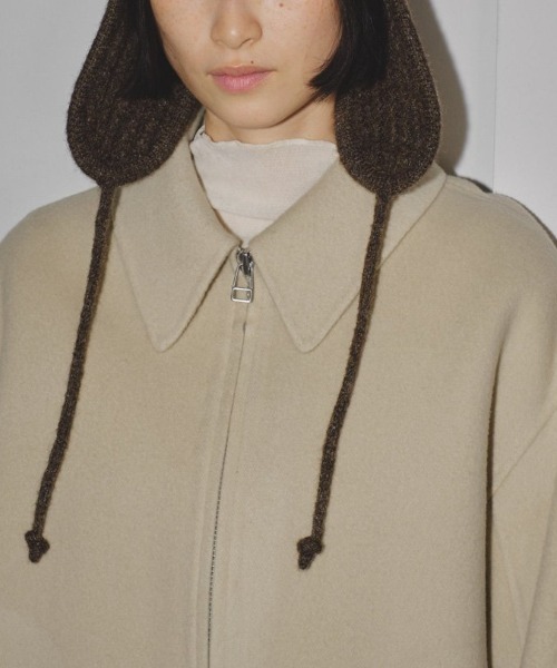 「TODAYFUL」 ジップアップブルゾン 36 チャコールグレー レディース_画像8