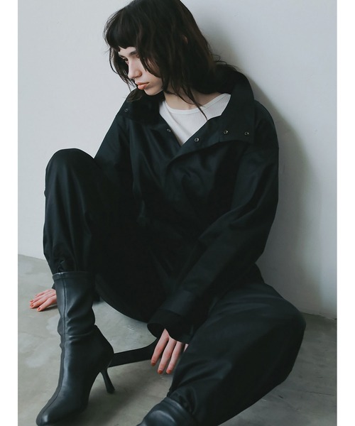 HER. オールインワン コットンギャバジンジャンプスーツ レディース