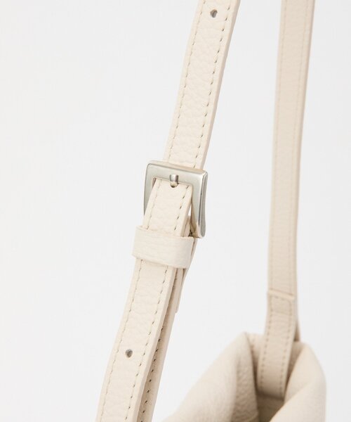 gemeil russet レザーミニショルダーバッグ ベージュ 斜め掛けバッグ russet（ラシット） ショルダーバッグ バッグ 「再値下げ」レザーミニ