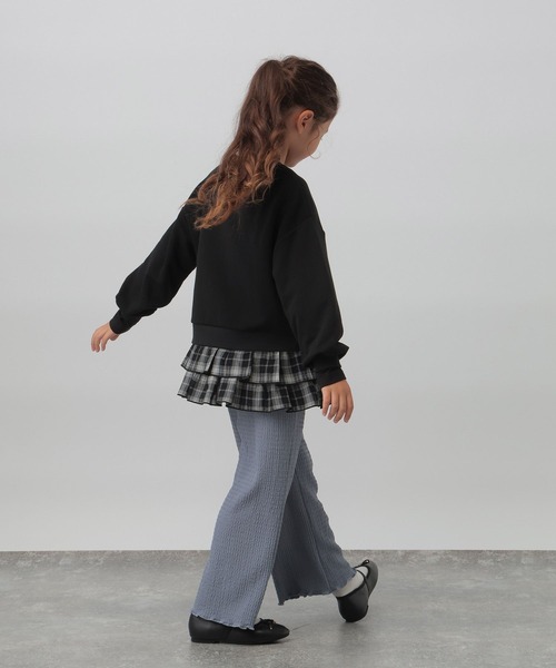 GLOBAL WORK（グローバルワーク） パンツ 裾メローイージーパンツ