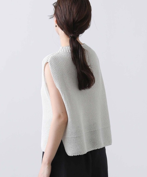 「CLOCHE」 ノースリーブニット FREE ブルー レディース_画像8