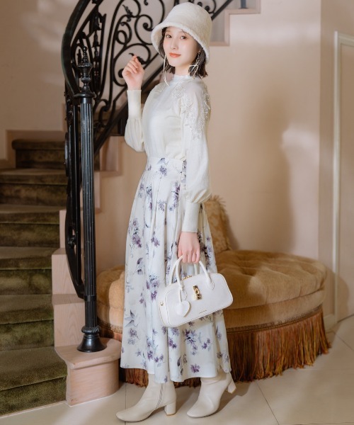 WILLSELECTION（ウィルセレクション） スカート フラワープリント