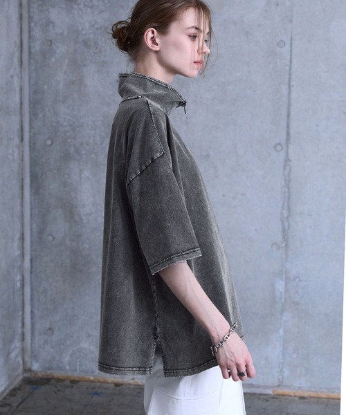 「SERACE」 半袖Tシャツ S ダークブルー メンズ_画像2