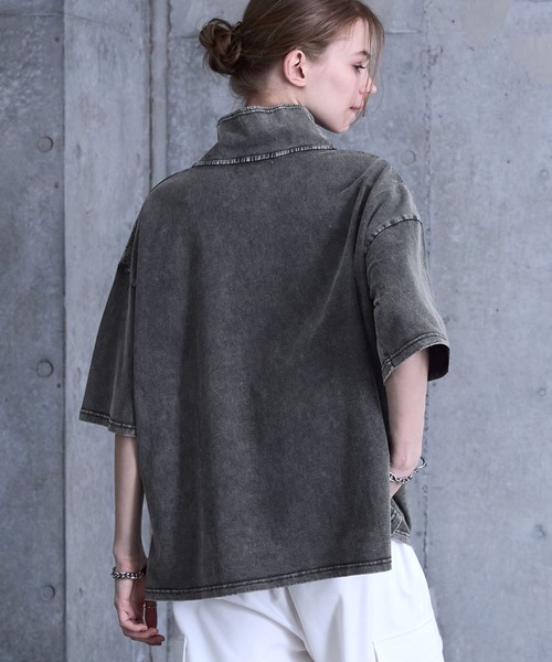 「SERACE」 半袖Tシャツ S ダークブルー メンズ_画像3