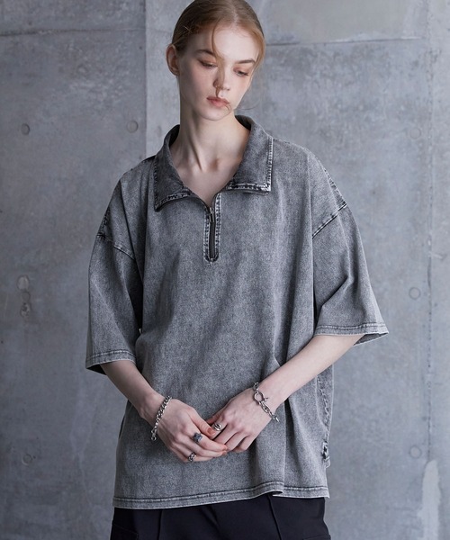 「SERACE」 半袖Tシャツ S ダークブルー メンズ_画像9