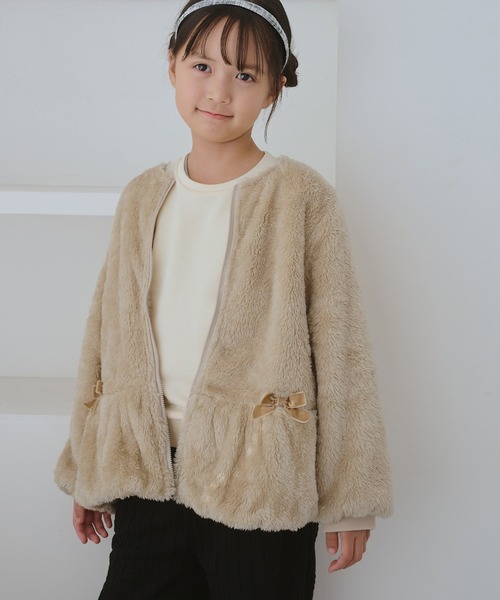 ROPE' PICNIC（ロペ ピクニック） カーディガン 「KIDS/キッズ」ベロア