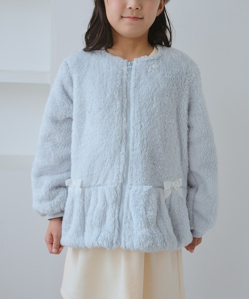ROPE' PICNIC（ロペ ピクニック） カーディガン 「KIDS/キッズ」ベロア