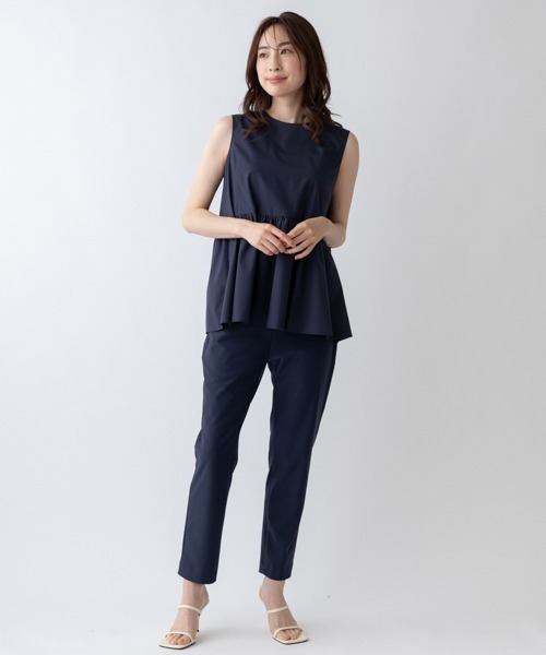 「Sono」 ノースリーブブラウス F ネイビー レディース_画像8