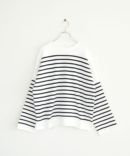 SOLAMONAT（ソラモナ） ニット セーター ウエハースニットボーダー