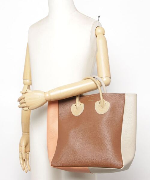 「YOUNG&OLSEN The DRYGOODS STORE」 ハンドバッグ ONE SIZE ベージュ レディース_画像3