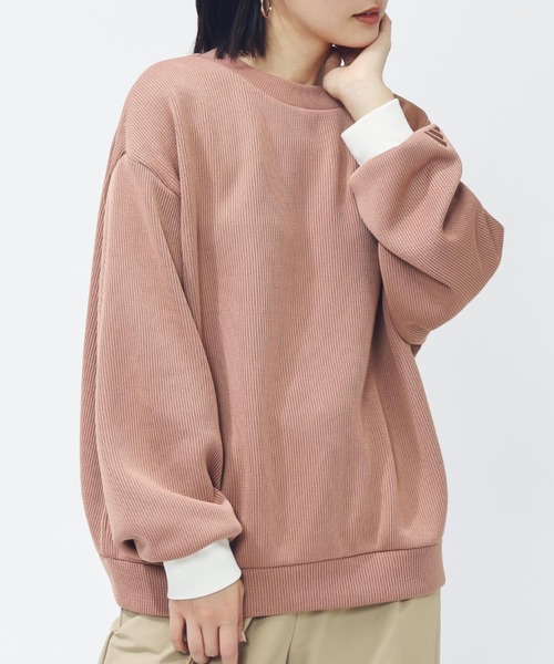 adidas ニット セーター メンズL レディースLL相当 オーバーサイズ adidas（アディダス） クォーターニット オーバーサイズ クルーネック