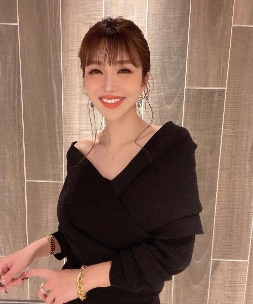 EIMY ISTOIRE（エイミーイストワール） ニットワンピース FREE ピンク