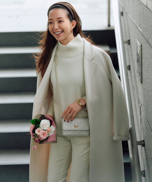 23区（ニジュウサンク） チェスターコート 38 ベージュ レディース