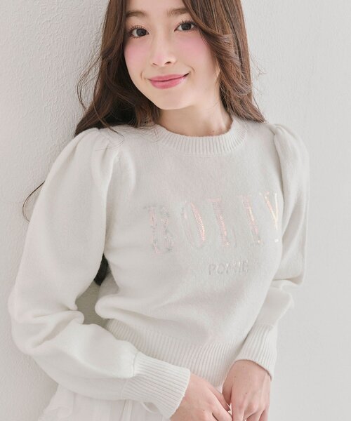 OLIVE des OLIVE（オリーブデオリーブ） ニット セーター スパンコール