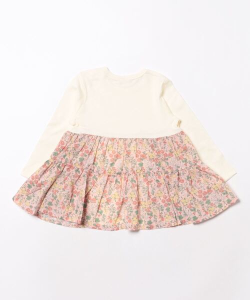 「la poche biscuit」 「KIDS」長袖チュニック 100 オフホワイト キッズ_画像2