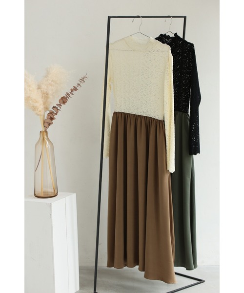 cawaii ワンピース 重ね着で毎日が楽しくなる レースドッキング