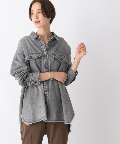 「LEPSIM」 長袖シャツ FREE ブラック レディース_画像3