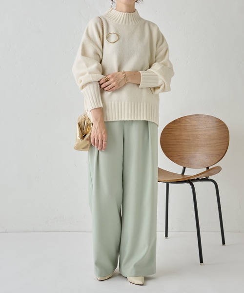 「COLLAGE GALLARDAGALANTE」 長袖ニット FREE レッド レディース_画像6