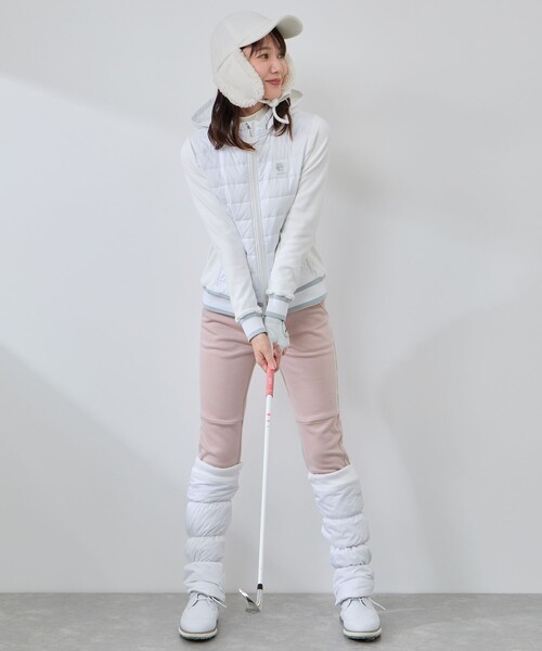 ジュン＆ロぺ（JUN&ROPE’）/中わたレッグウォーマー/撥水・防風 JUN&ROPE'（ジュンアンドロペ） レッグウォーマー 中わたレッグ