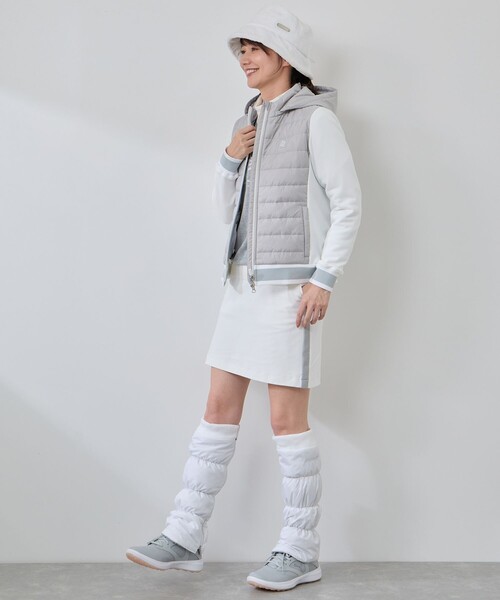 ジュンアンドロペ レッグウォーマー(グレー) JUN&ROPE'（ジュンアンドロペ） レッグウォーマー 中わたレッグ