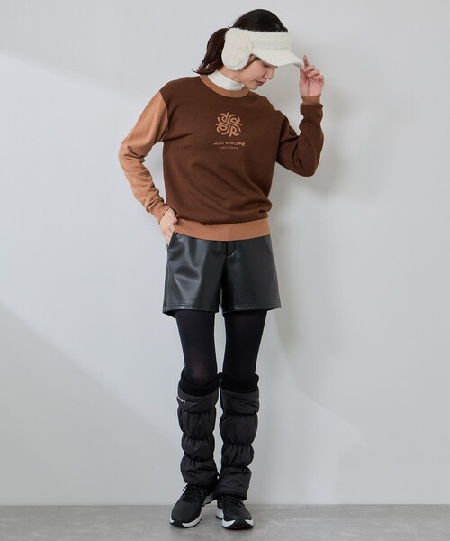 JUN&ROPE'（ジュンアンドロペ） レッグウォーマー 中わたレッグ