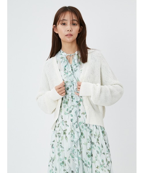 「FRAY I.D」 ニットカーディガン FREE ラベンダー レディース_画像3