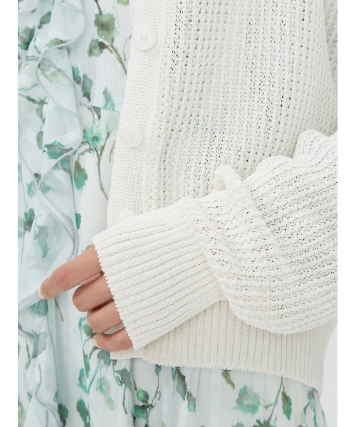 「FRAY I.D」 ニットカーディガン FREE ラベンダー レディース_画像7