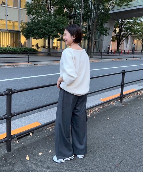 「SHENERY」 長袖ニット FREE グレー レディース_画像9