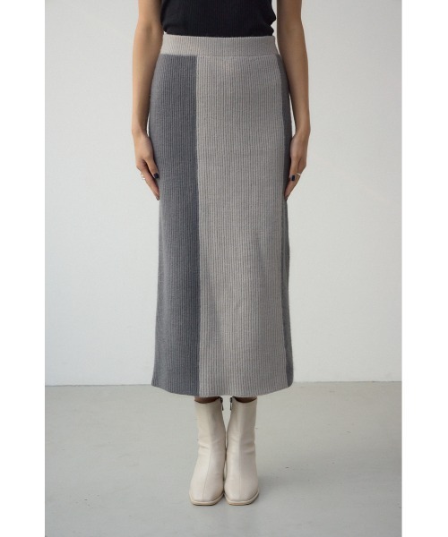 AZUL BY MOUSSY（アズールバイマウジー） スカート バイカラーIライン