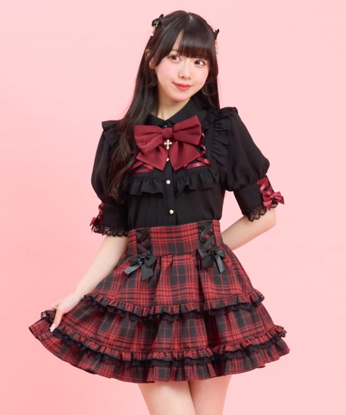 Secret Honey ティアードボリュームスカパン Secret Honey（シークレットハニー） スカート ティアードボリューム