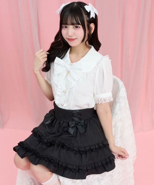 Secret Honey ティアードボリュームスカパン Secret Honey（シークレットハニー） スカート ティアードボリューム