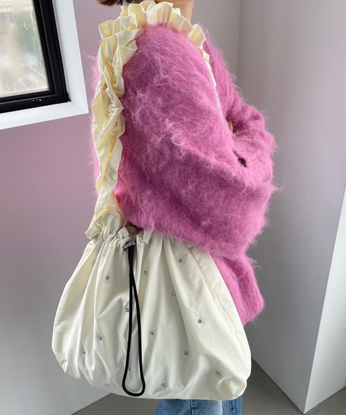 「LOWRYS FARM」 トートバッグ FREE ブラック レディース_画像9