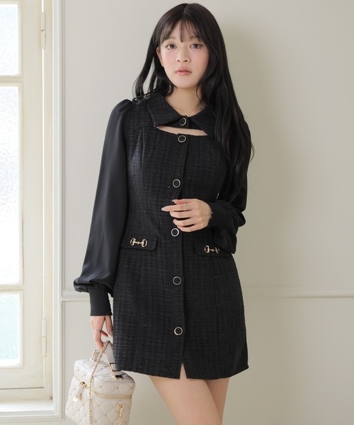 LIP SERVICE（リップサービス） ワンピース デコルテオープン