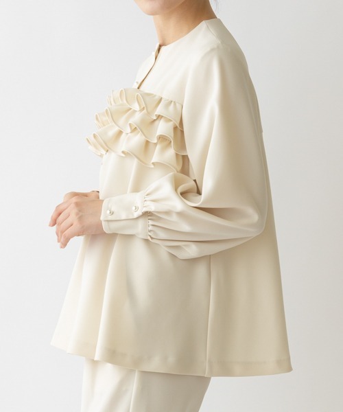 「Sono」 長袖ブラウス F ブラック レディース_画像2